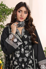 Irha By Guzel Stitched 3 Piece Luxury Cotton Suit-02-Mirel