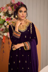 Makhmal By Zaaviay Stitched Shajar (Three Piece)