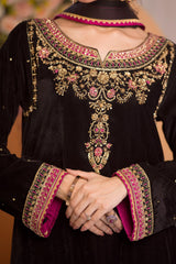 Makhmal By Zaaviay Stitched Phulwari (Three Piece)
