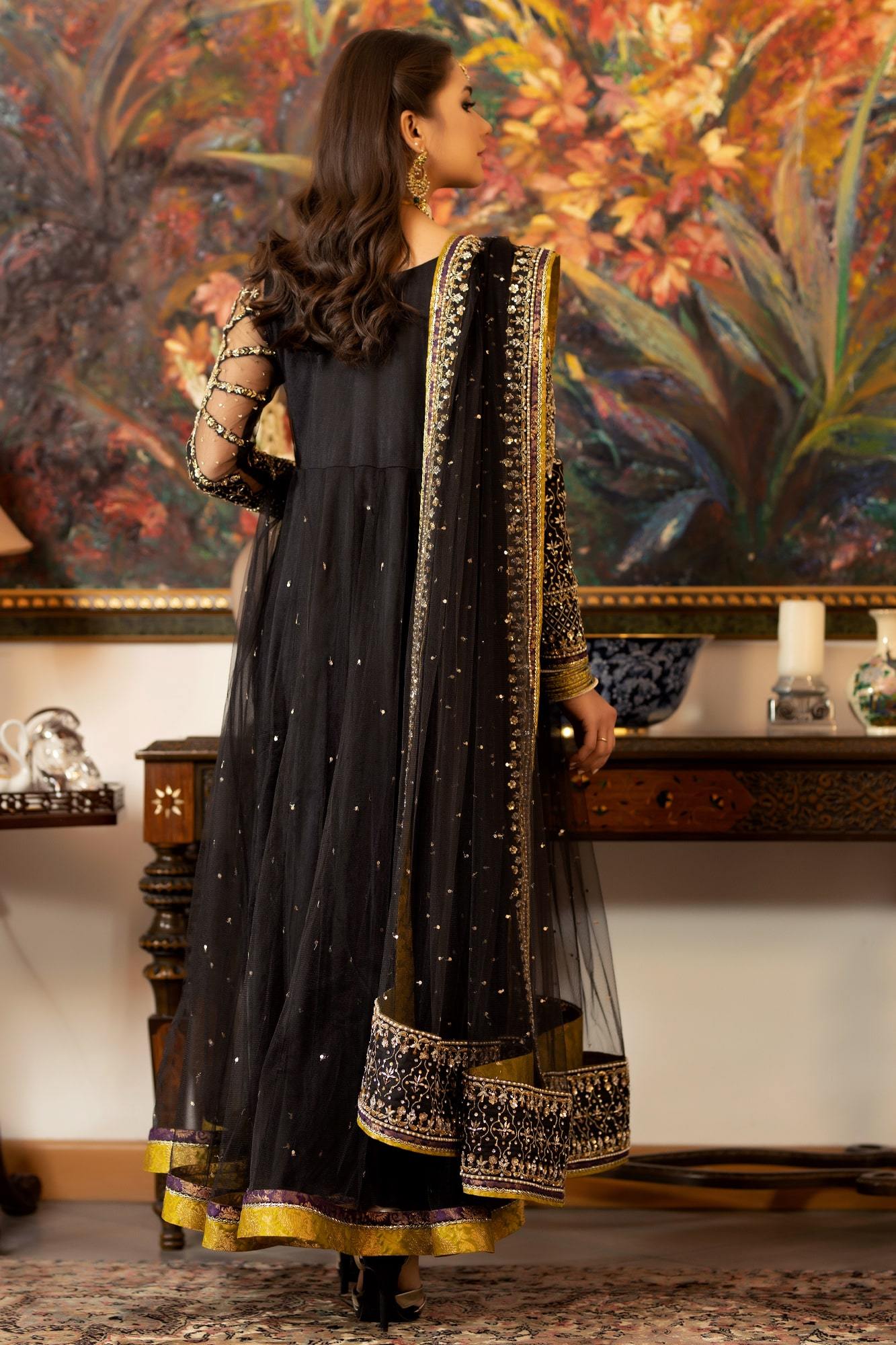 Neher By Zaaviay Stitched Kala Sha Kala A (Ready To Wear - Three Piece)