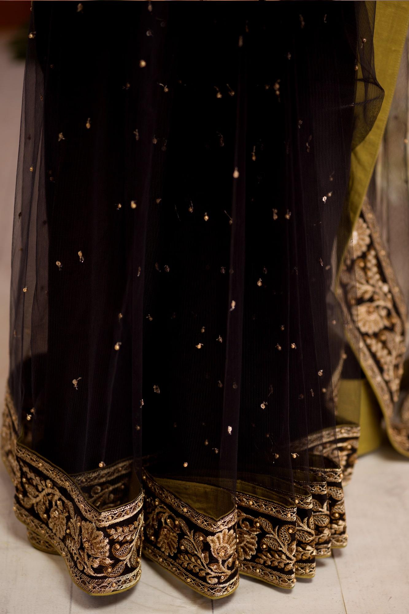 Makhmal By Zaaviay Stitched Kinara (Saree)