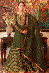 Neher By Zaaviay Stitched Haryali Bano (Ready To Wear - Three Piece)