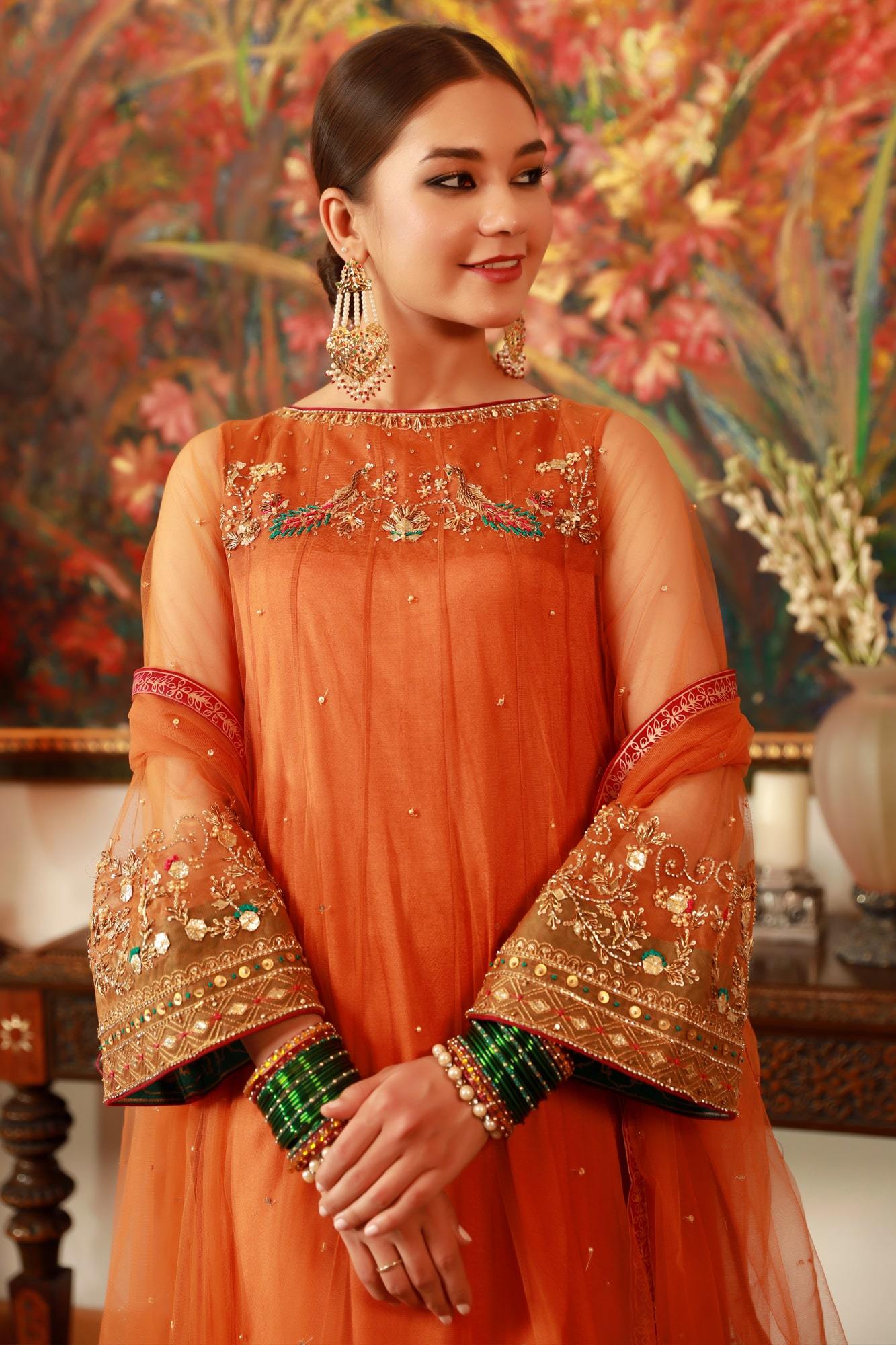 Neher By Zaaviay Stitched Genda Phool (Ready To Wear - Three Piece)