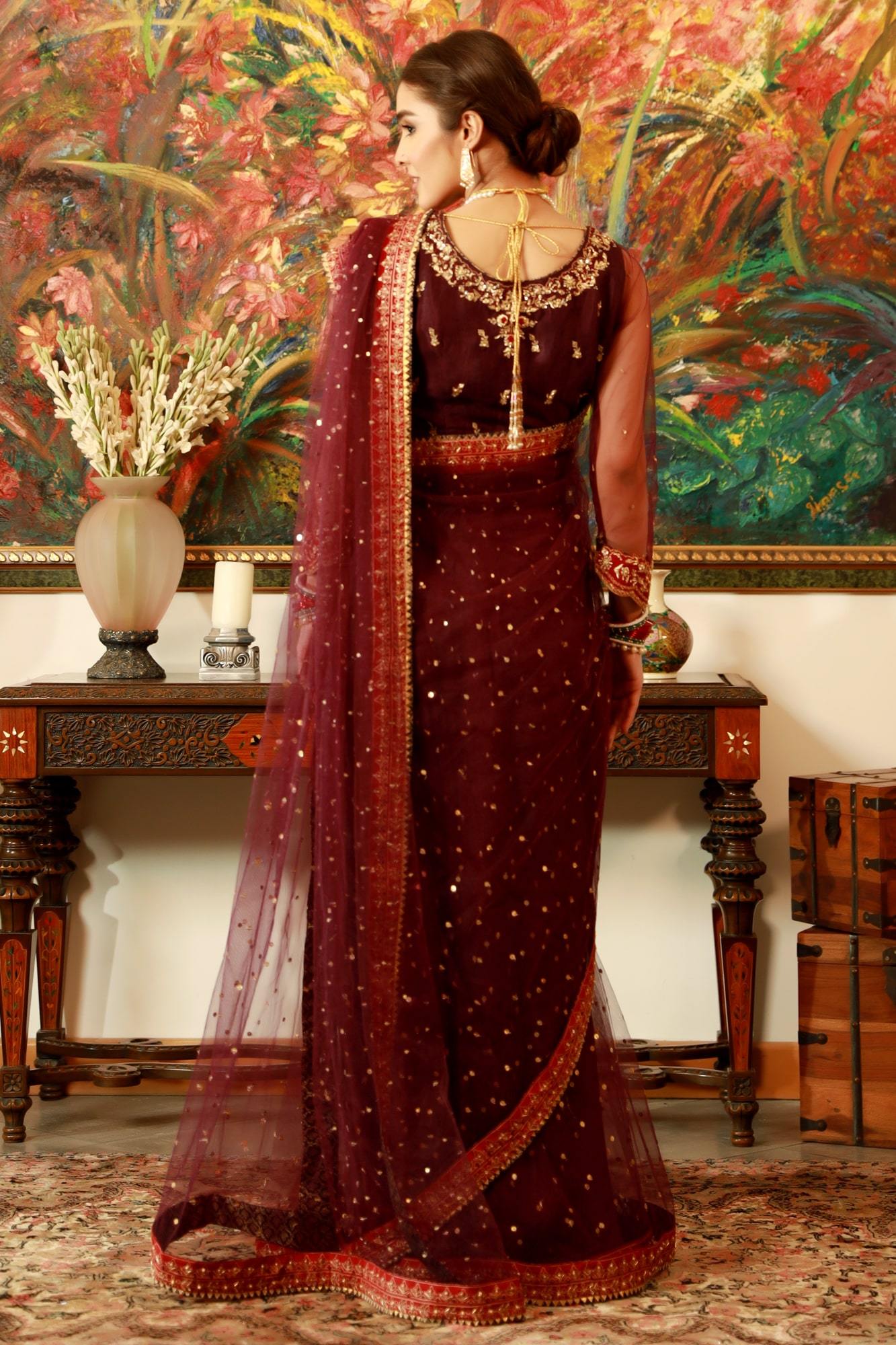 Neher By Zaaviay Stitched Shadmani (Ready To Wear - Three Piece)