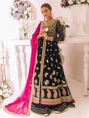 Sawariya by Roheenaz Unstitched 3 Piece Luxury Khalidar Chiffon Suit-S-02