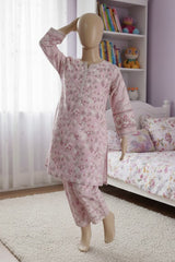 Aroob Stitched Co Ords Kids Winter Suit-D-0201-Pink