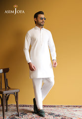 Asim Jofa Unstitched 2 Piece Egyptian Cotton Men's Eid Edit-AJUBM-02