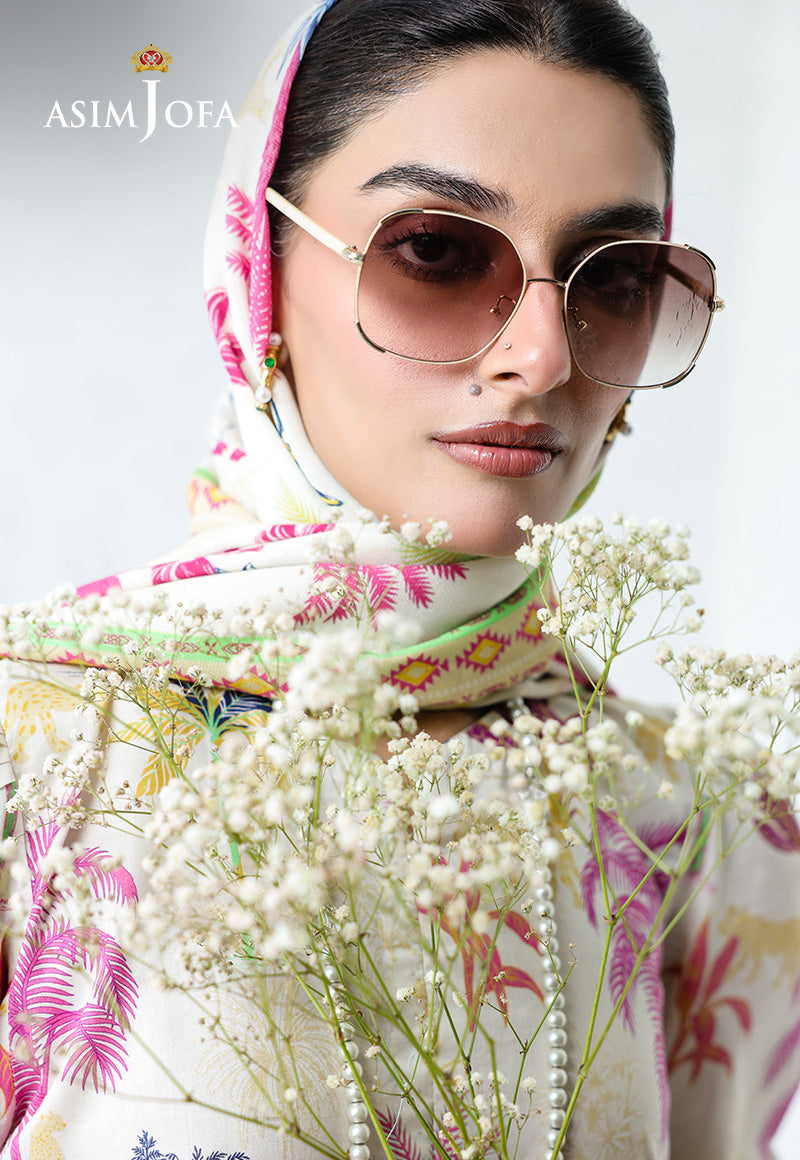 Daily Pret By Asim Jofa Stitched 3 Piece Cambric Collection'2025-AJPB-210