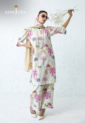 Daily Pret By Asim Jofa Stitched 3 Piece Cambric Suit-AJPB-210