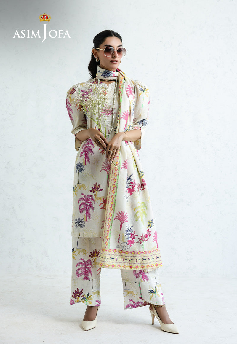 Daily Pret By Asim Jofa Stitched 3 Piece Cambric Collection'2025-AJPB-210