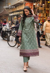 Asim Jofa Festive Edit '25 Ajubf-77 Digital Printed Lawn 3 Pcs