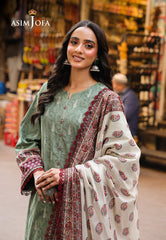 Asim Jofa Festive Edit '25 Ajubf-77 Digital Printed Lawn 3 Pcs