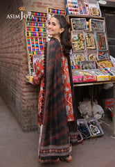 Asim Jofa Eid Signature Ajubf-48 Printed Embroidered Lawn 3 Pcs