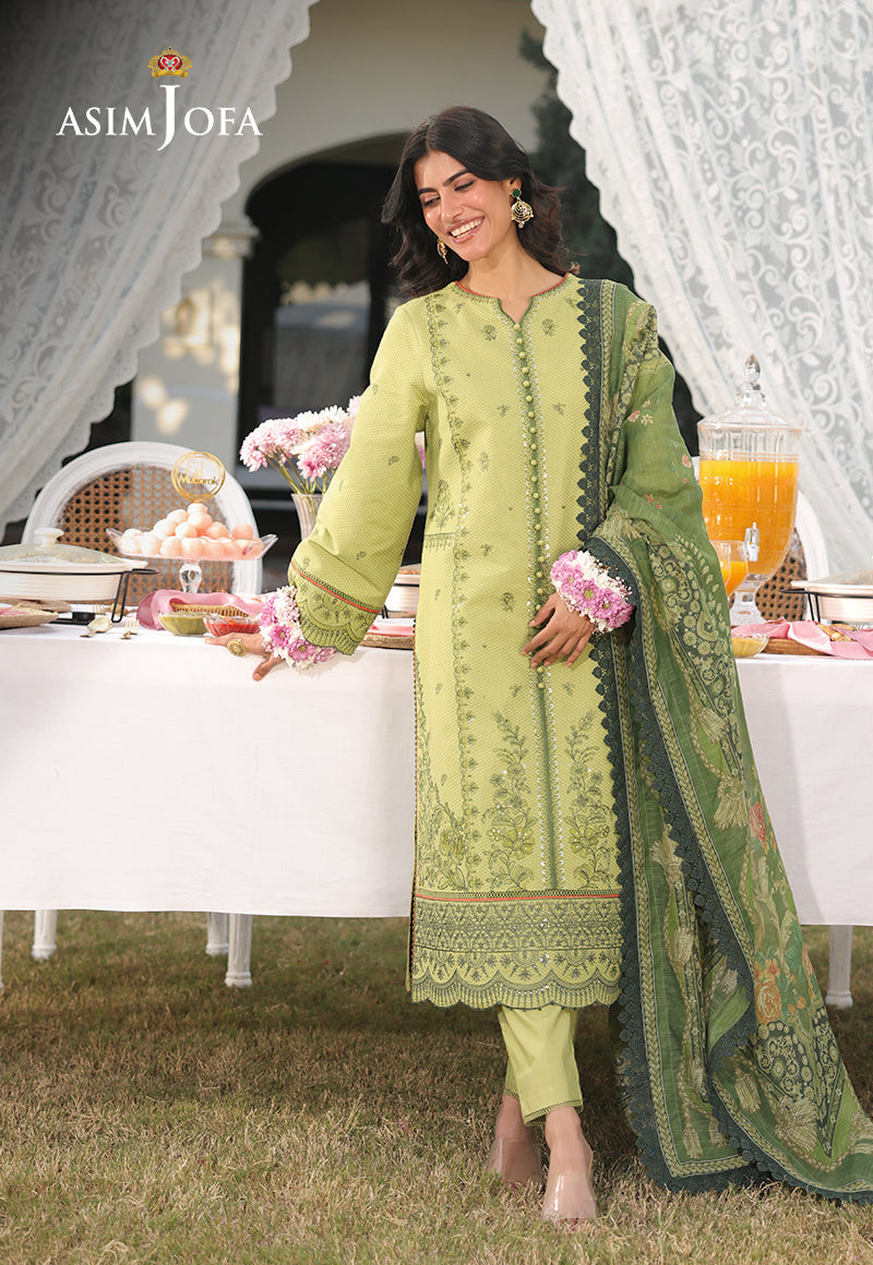 Asim Jofa Festive Edit '25 Ajubf-16 Embroidered Dobby 3 Pcs