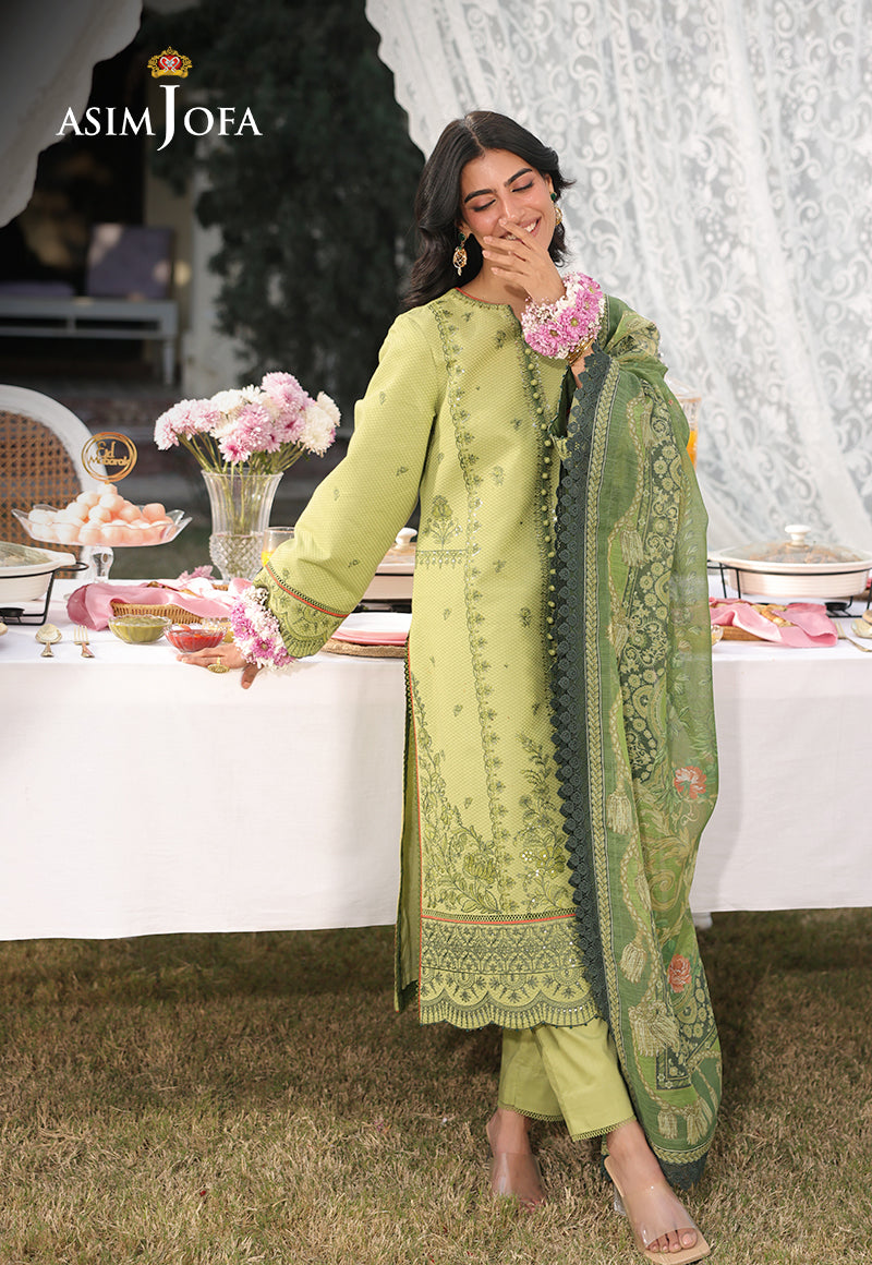 Asim Jofa Festive Edit '25 Ajubf-16 Embroidered Dobby 3 Pcs