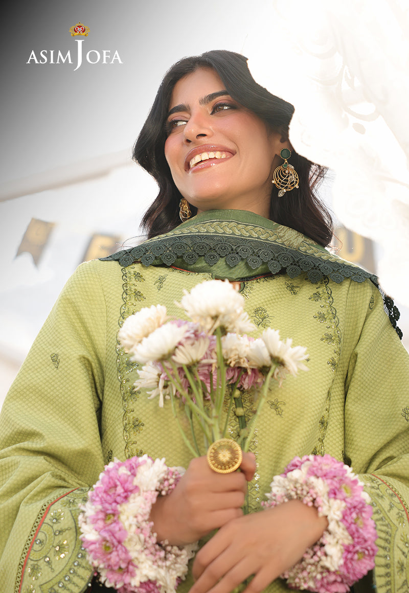 Asim Jofa Festive Edit '25 Ajubf-16 Embroidered Dobby 3 Pcs