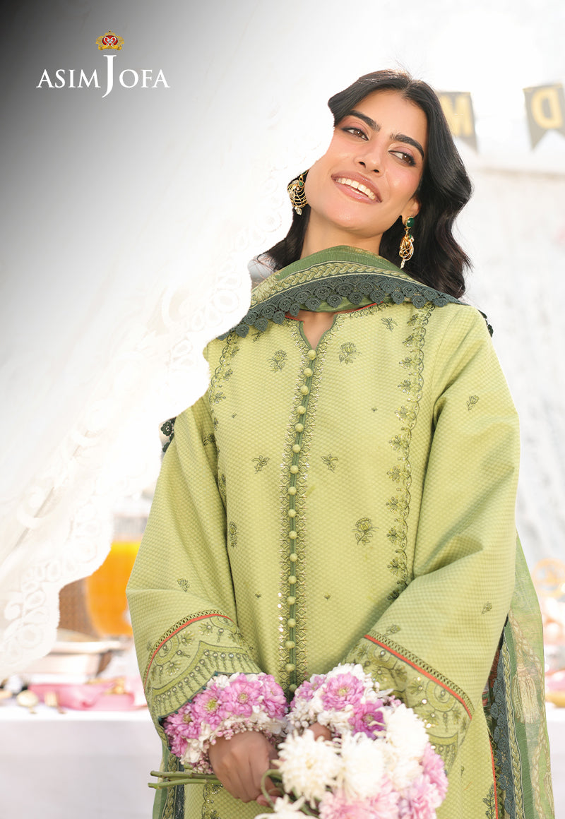Asim Jofa Festive Edit '25 Ajubf-16 Embroidered Dobby 3 Pcs