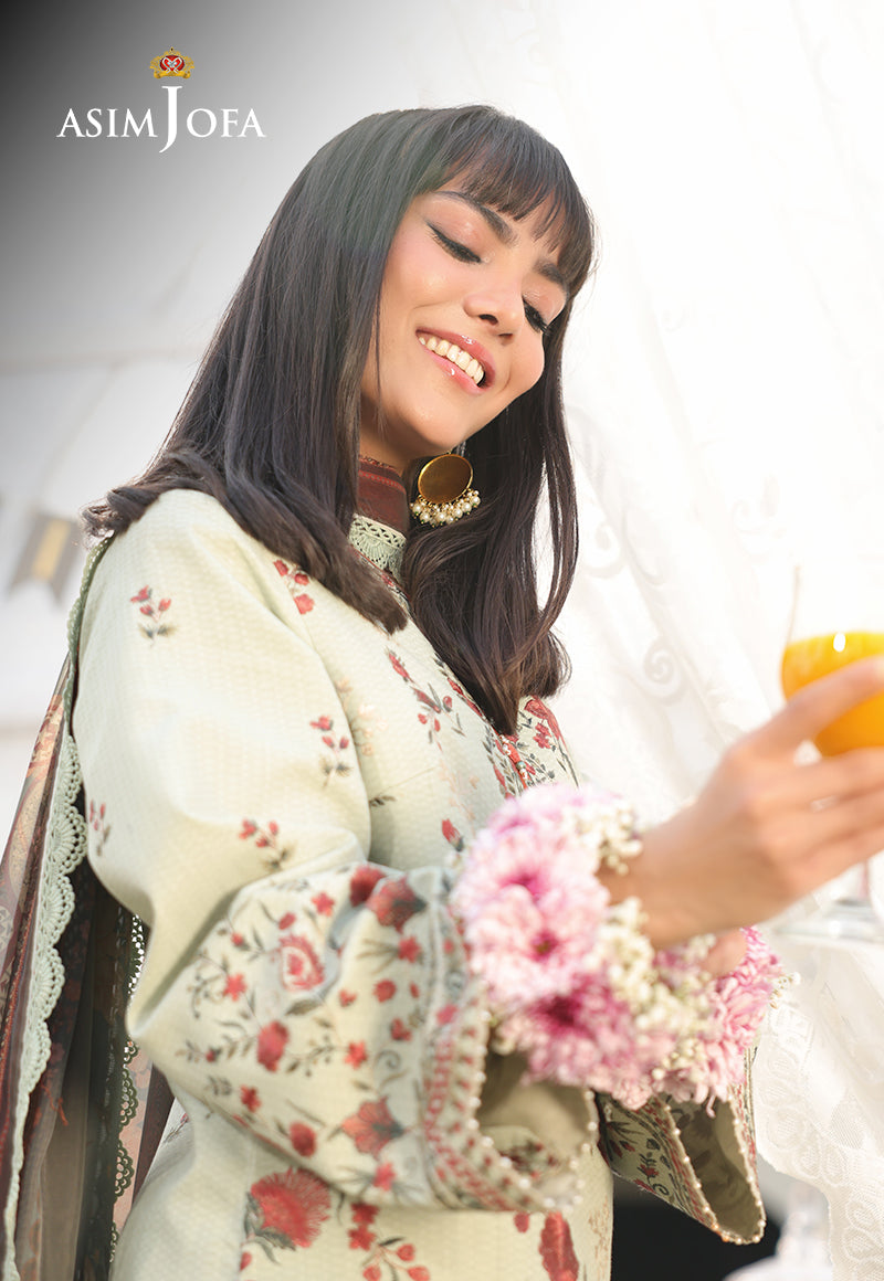 Asim Jofa Festive Edit '25 Ajubf-32 Embroidered Dobby 3 Pcs