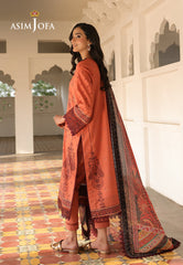 Asim Jofa Eid Signature Ajubf-43 Printed Embroidered Lawn 3 Pcs