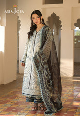 Asim Jofa Eid Signature Ajubf-10 Embroidered Jacquard 3 Pcs