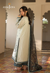 Asim Jofa Eid Signature Ajubf-10 Embroidered Jacquard 3 Pcs