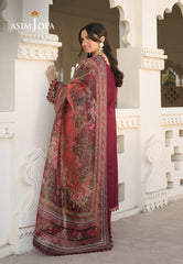 Asim Jofa Eid Signature Ajubf-09 Embroidered Jacquard 3 Pcs