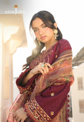 Asim Jofa Eid Signature Ajubf-09 Embroidered Jacquard 3 Pcs