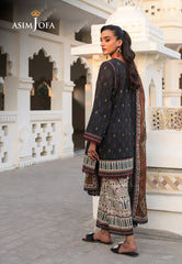 Asim Jofa Festive Edit '25 Ajubf-71 Digital Printed Lawn 3 Pcs
