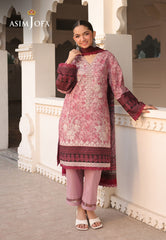 Asim Jofa Eid Signature Ajubf-37 Printed Embroidered Lawn 3 Pcs