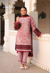 Asim Jofa Eid Signature Ajubf-37 Printed Embroidered Lawn 3 Pcs