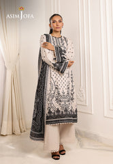 Monochrome by Asim Jofa Unstitched 3 Piece Lawn AJMCH-19