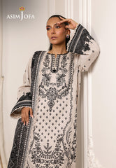Monochrome by Asim Jofa Unstitched 3 Piece Lawn AJMCH-19