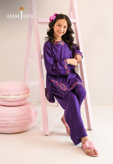 Asim Jofa Stitched 2 Piece Kids Luxury Pret Suit-AJKLP-01