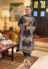 Asim Jofa Eid Signature Ajubf-42 Printed Embroidered Lawn 3 Pcs