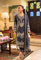 Asim Jofa Eid Signature Ajubf-42 Printed Embroidered Lawn 3 Pcs