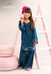 Asim Jofa Stitched 2 Piece Kids Luxury Pret Suit-AJKLP-08