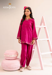 Asim Jofa Stitched 2 Piece Kids Luxury Pret Suit-AJKLP-10