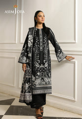 Monochrome by Asim Jofa Unstitched 3 Piece Lawn AJMCH-17