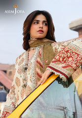 Asim Jofa Eid Essentials Ajubf-65 Digital Printed Lawn 3 Pcs