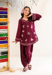 Asim Jofa Stitched 2 Piece Kids Luxury Pret Suit-AJKLP-03