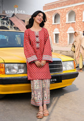 Asim Jofa Eid Essentials Ajubf-62 Digital Printed Lawn 2 Pcs