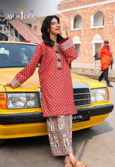 Asim Jofa Eid Essentials Ajubf-62 Digital Printed Lawn 2 Pcs