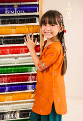 Asim Jofa Stitched 2 Piece Kids Luxury Pret Suit-AJKLP-07