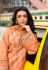 Asim Jofa Eid Essentials Ajubf-70 Digital Printed Lawn 3 Pcs