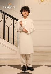 Ethnic Rtw By Asim Jofa Kids Stitched 2 Piece Suit-Ajbsk-02