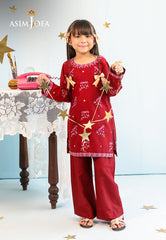 Asim Jofa Stitched 2 Piece Kids Luxury Pret Suit-AJKLP-09