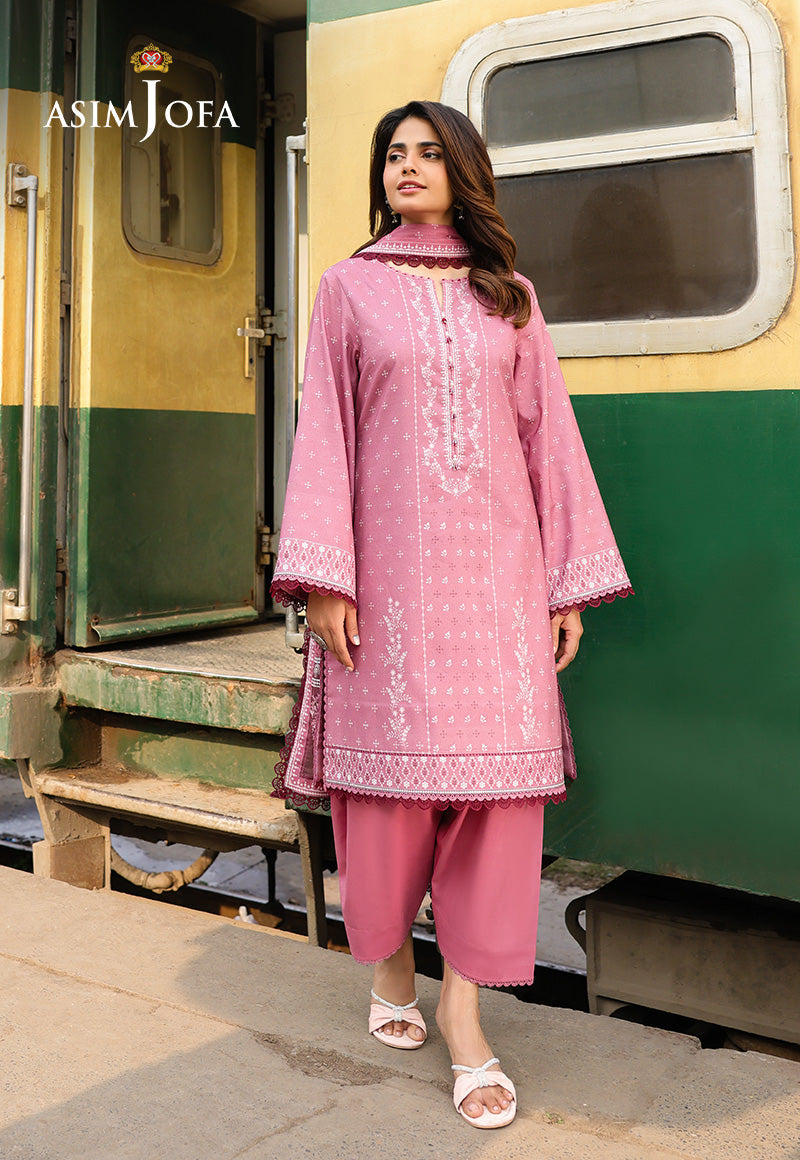 Asim Jofa Eid Essentials Ajubf-67 Digital Printed Lawn 3 Pcs