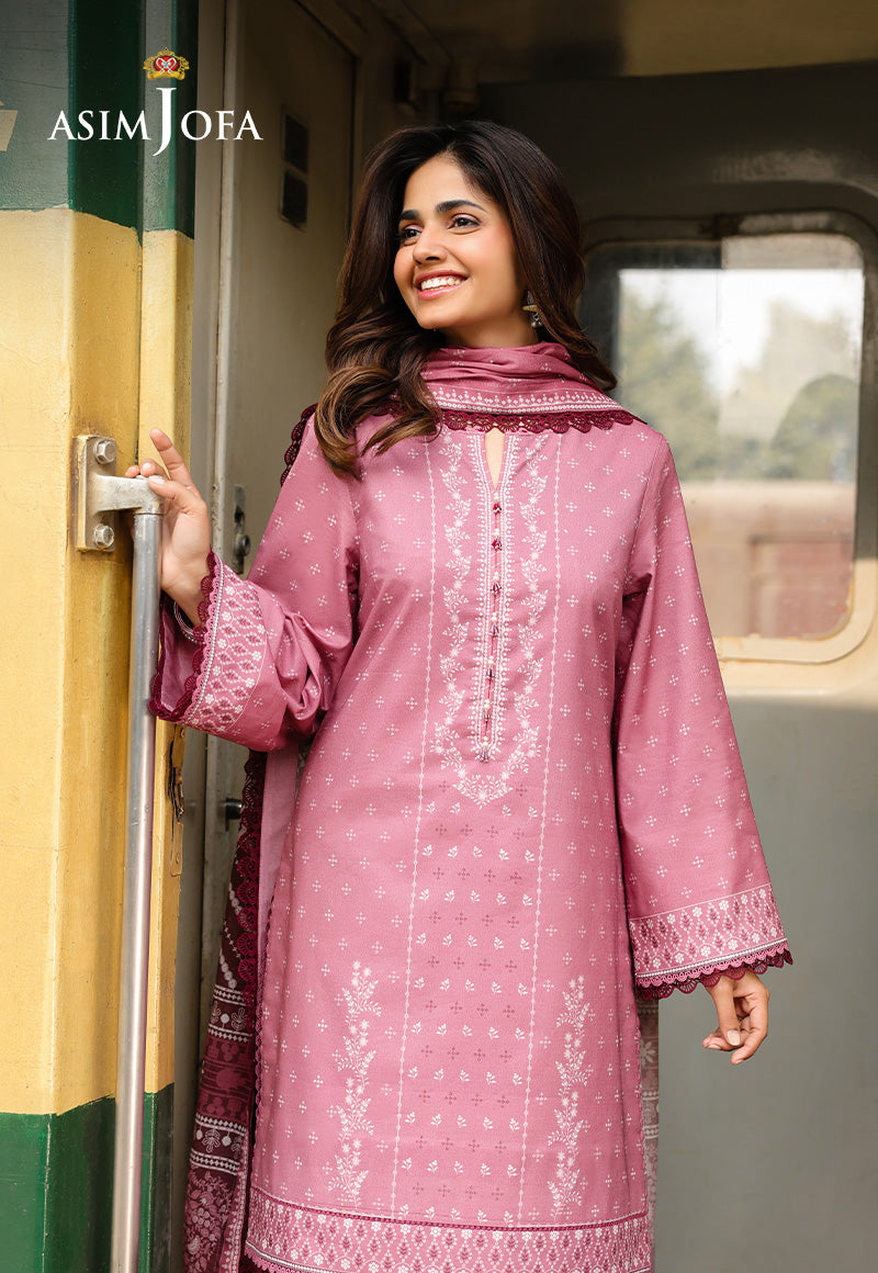 Asim Jofa Eid Essentials Ajubf-67 Digital Printed Lawn 3 Pcs