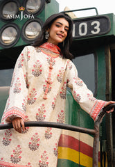 Asim Jofa Eid Essentials Ajubf-69 Digital Printed Lawn 3 Pcs