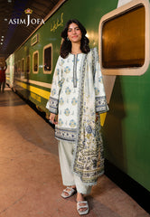 Asim Jofa Eid Essentials Ajubf-68 Digital Printed Lawn 3 Pcs